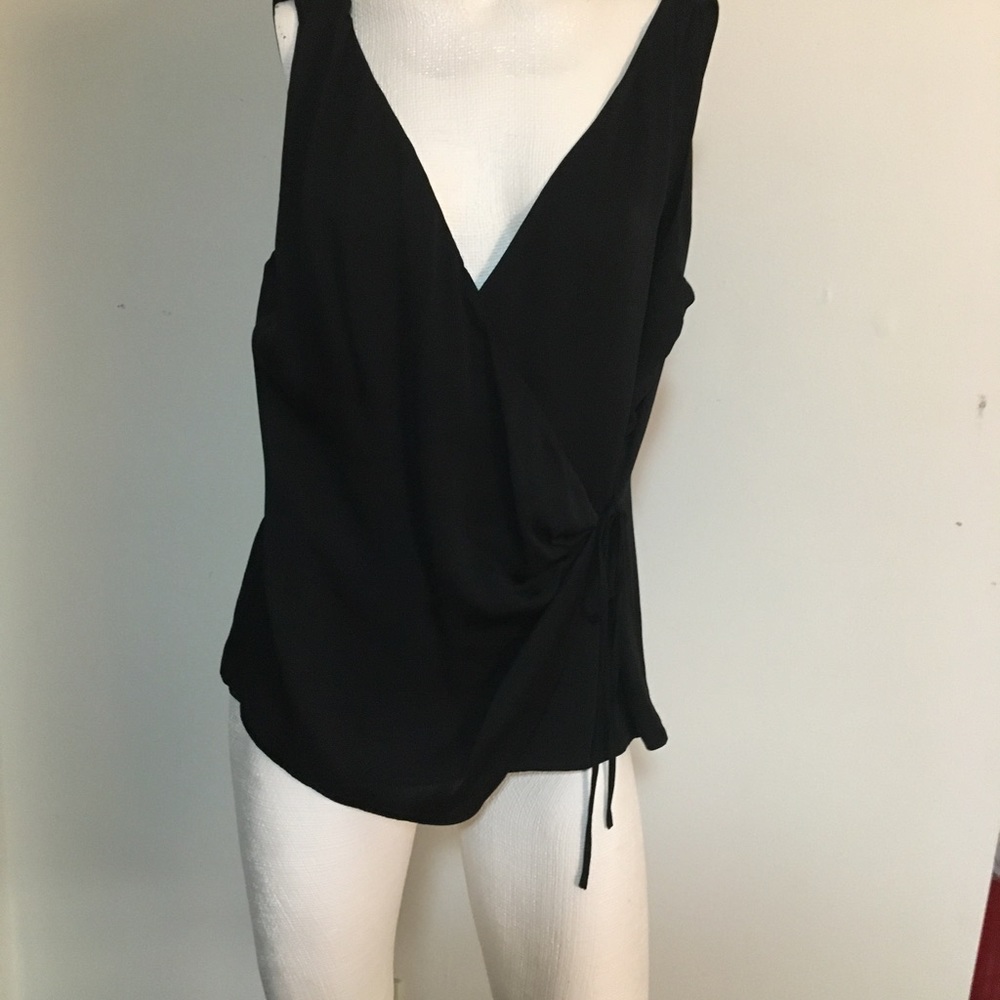 Ralph Lauren 100% Silk Wrap Top